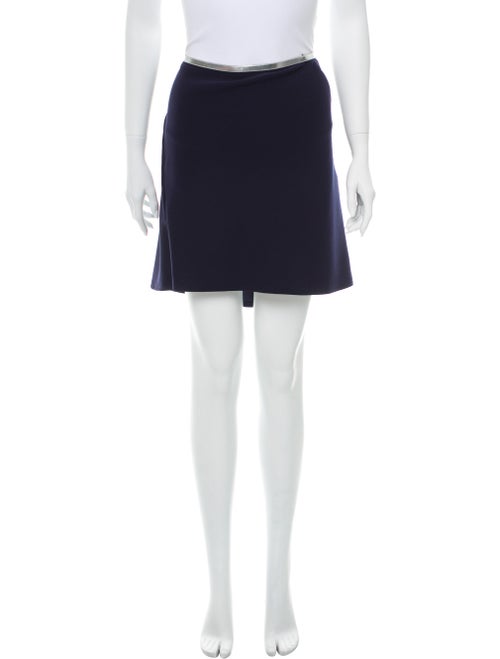 Paco Rabanne Mini Skirt Blue