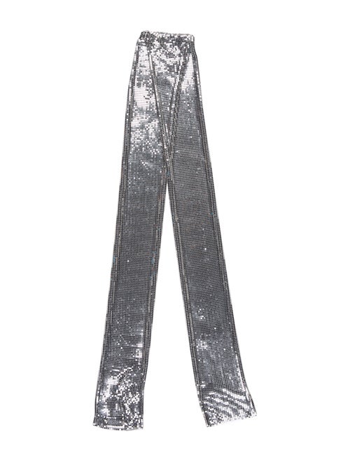 Paco Rabanne Metal Mesh Chainmail Scarf Silver