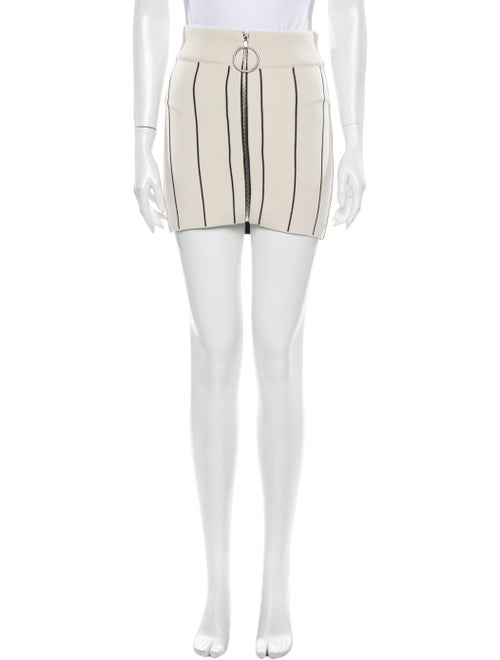 Paco Rabanne Striped Mini Skirt