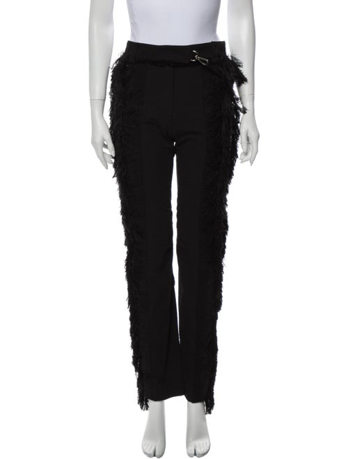 Paco Rabanne Straight Leg Pants Black