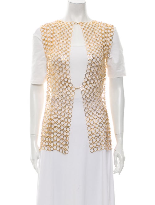 Paco Rabanne Vest w/ Tags Gold