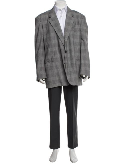 Paco Rabanne Plaid Print Blazer