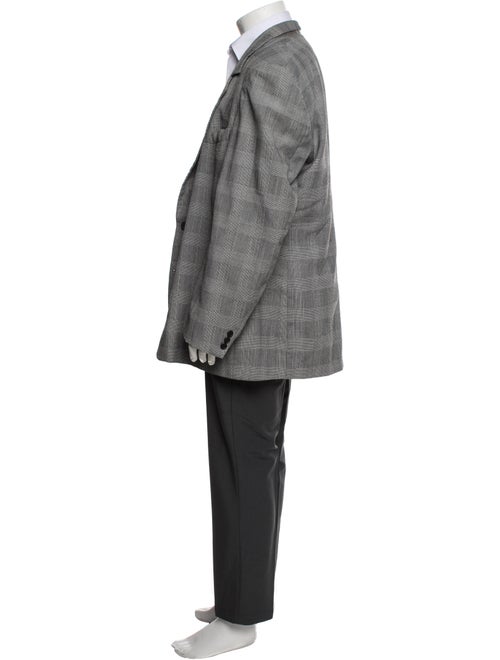 Paco Rabanne Plaid Print Blazer