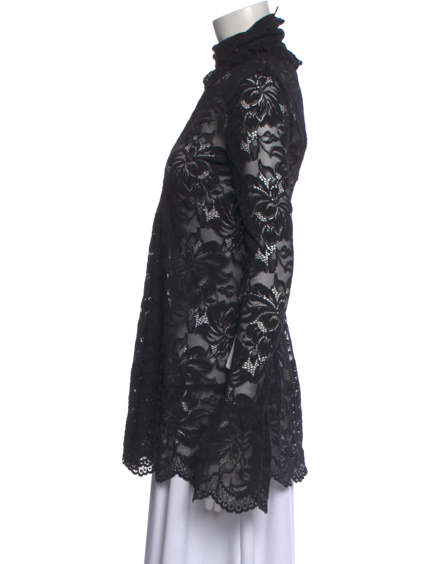 chinese dress ladies Rabanne Long Dress Black