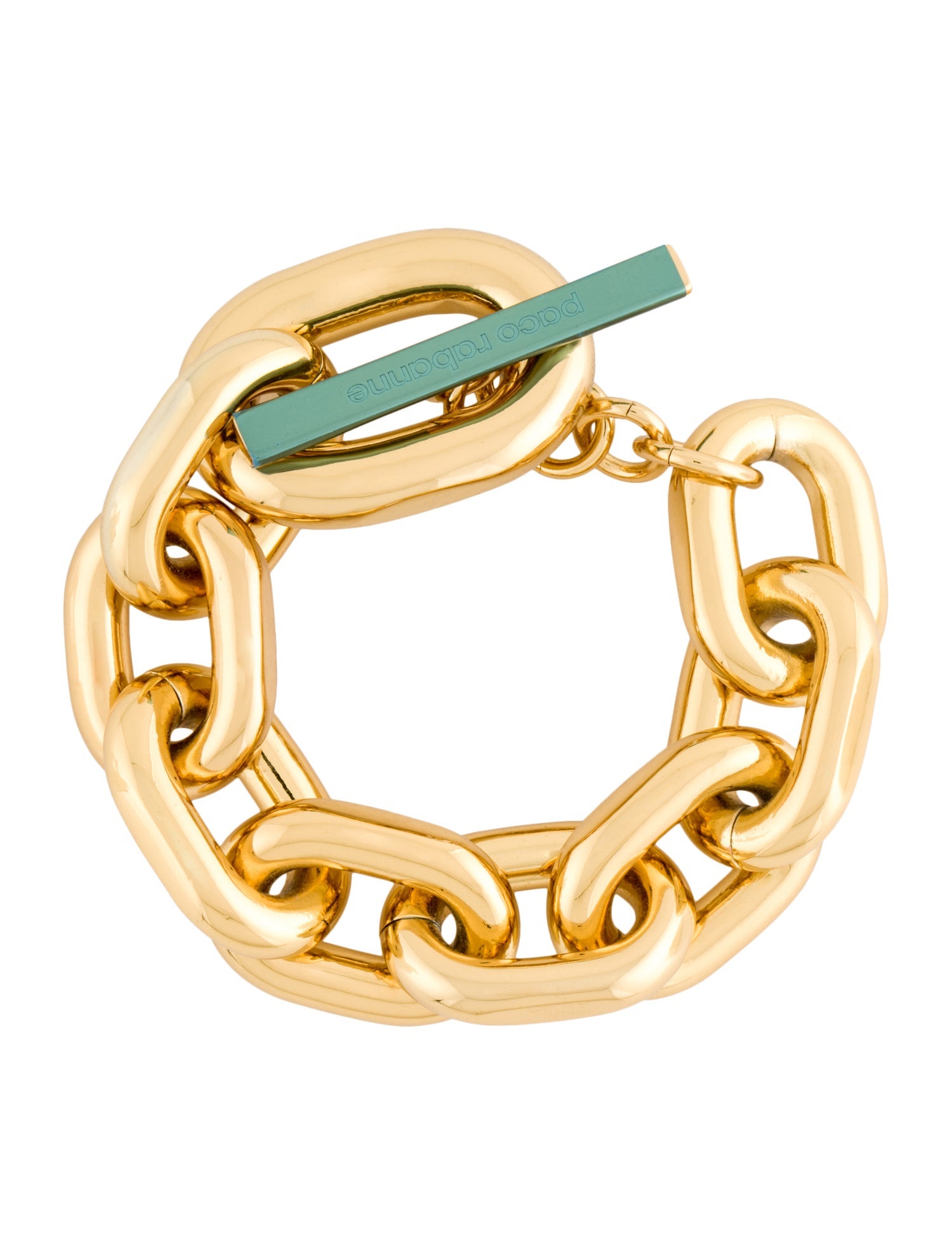 Paco Rabanne XL Link Bracelet - Brass Link, Bracelets - WPC29078 