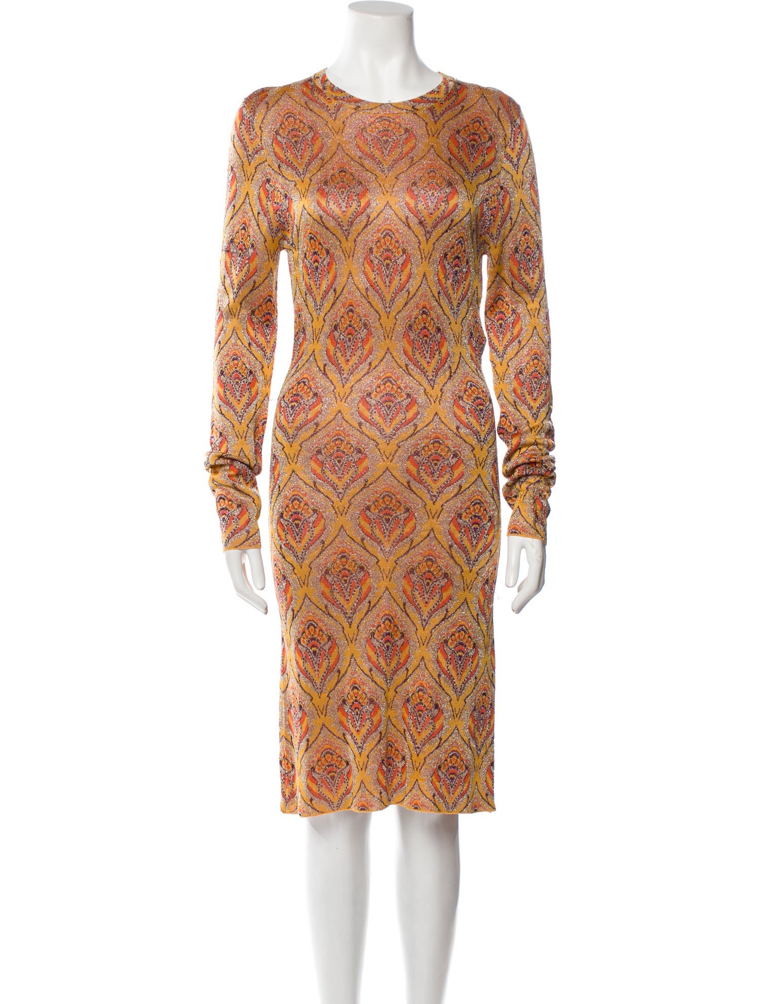 Paco Rabanne Printed Midi Length Dress