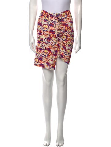 Paco Rabanne Skirts Floral Print Mini Skirt Us2, Fr34 | XS