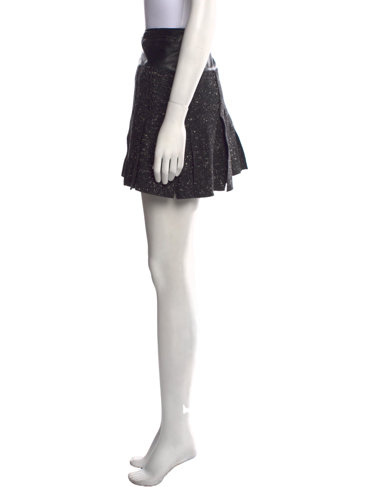 Paco Rabanne Wool Mini Skirt