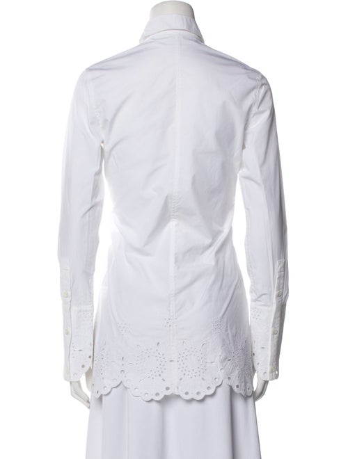 Paco Rabanne Long Sleeve Button-Up Top
