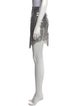 Paco Rabanne Fringe Trim Accent Mini Skirt