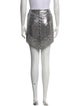 Paco Rabanne Fringe Trim Accent Mini Skirt