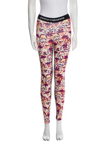 Paco Rabanne Pants Printed Skinny Leg XS