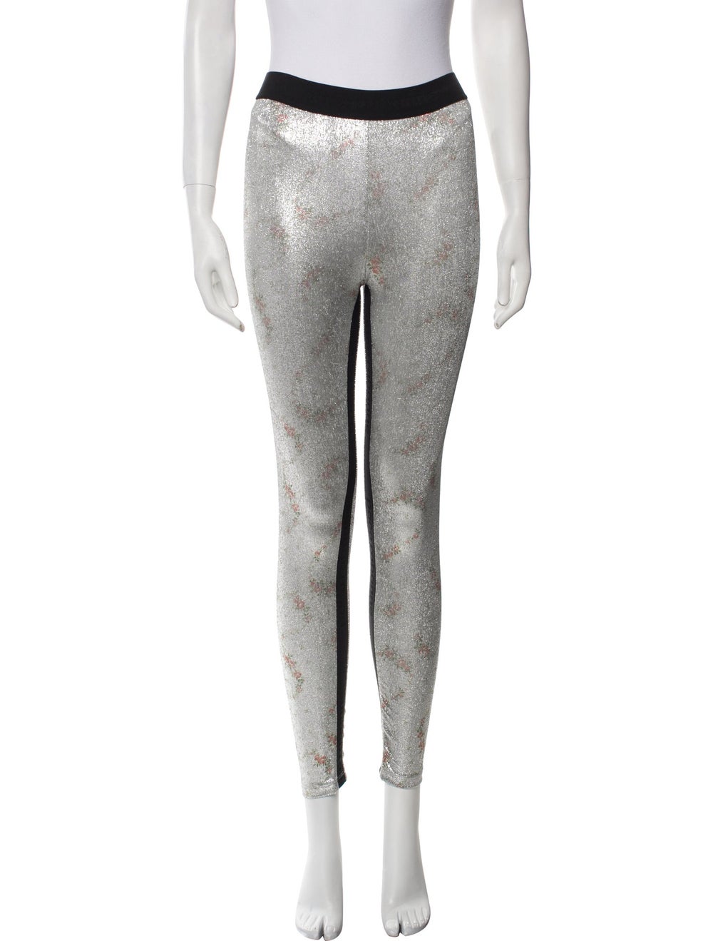Paco Rabanne Lounge Set Metallic & Silver Colorblock Pattern