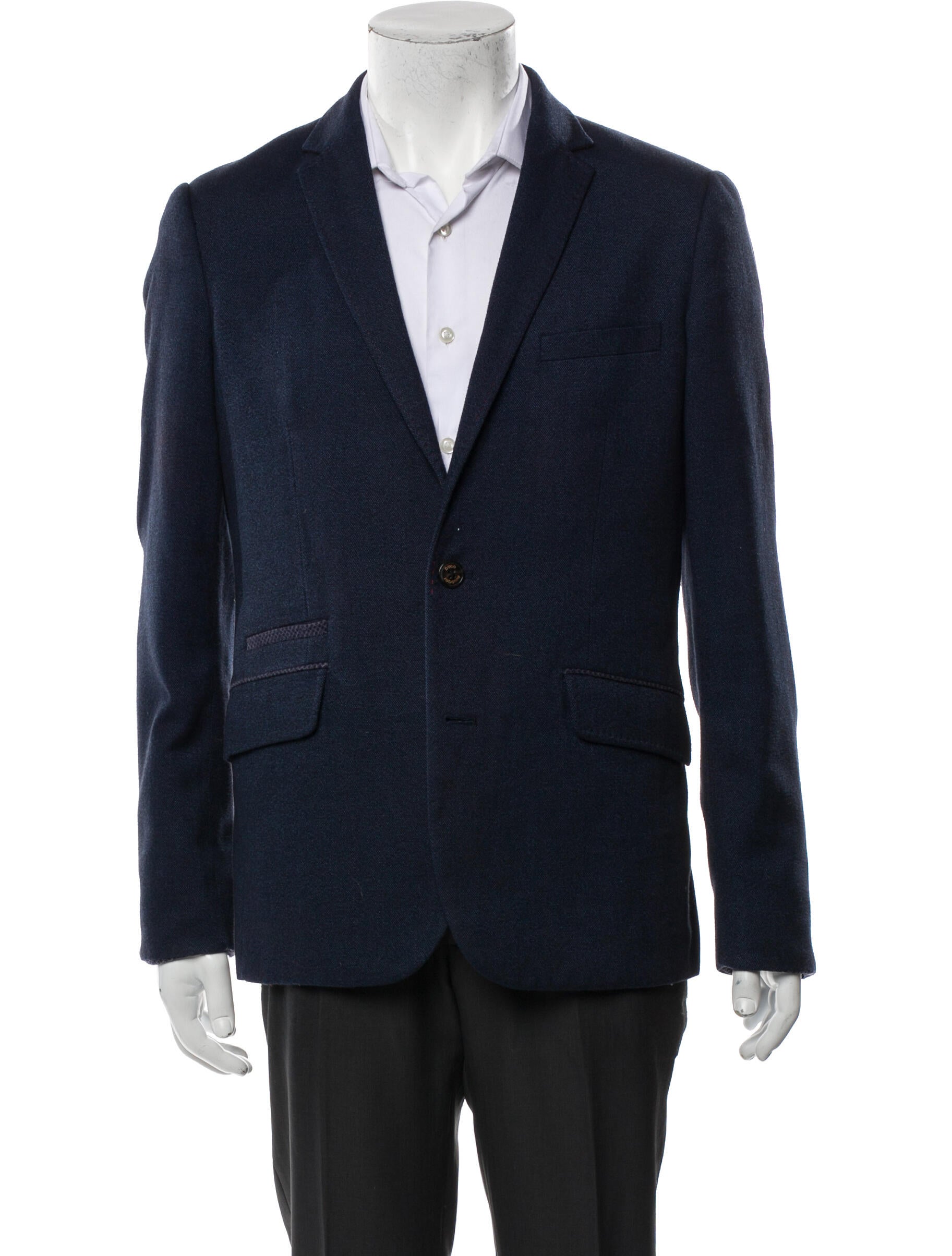 Paco Rabanne Embroidered Accent Blazer