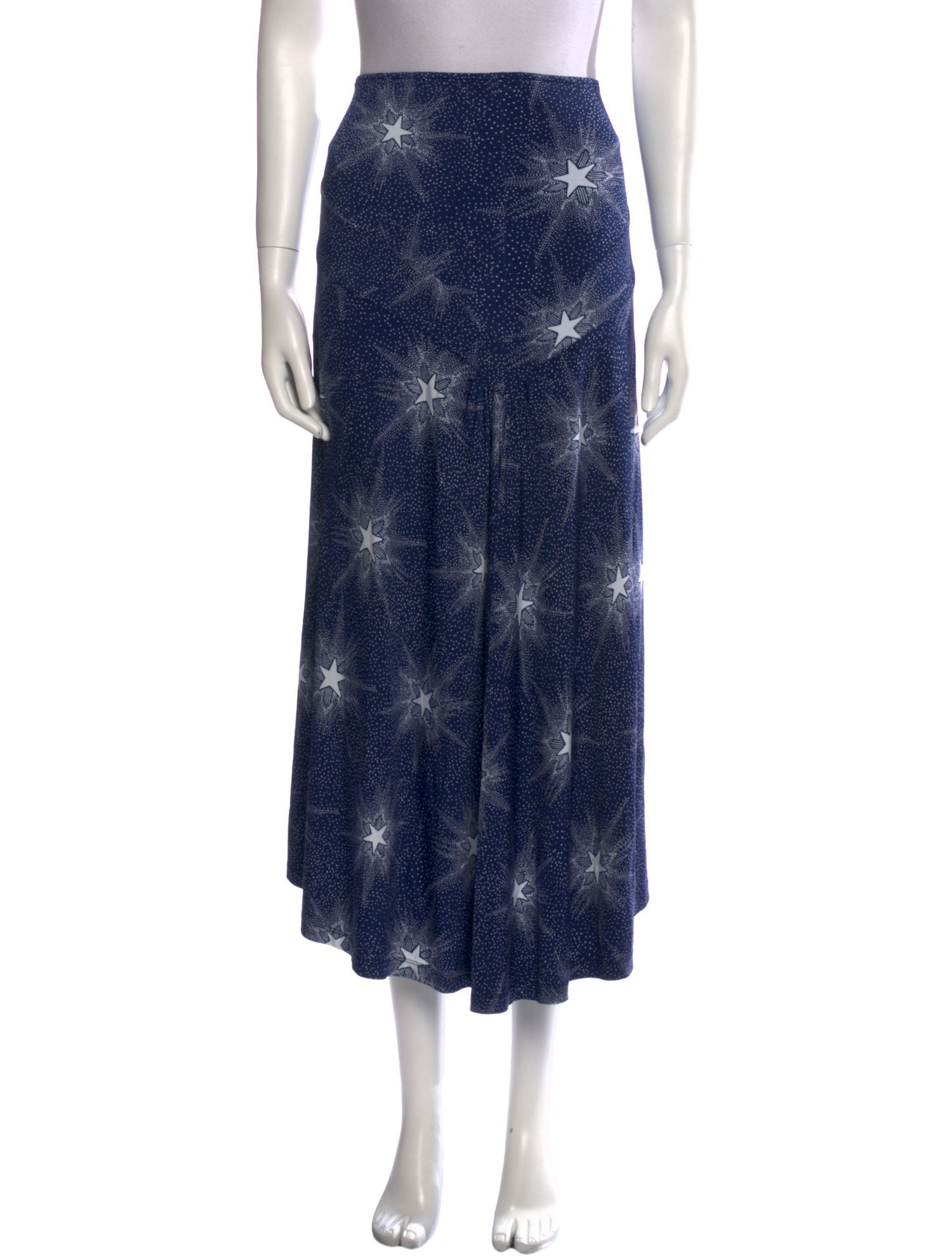 Paco Rabanne Printed Midi Length Skirt