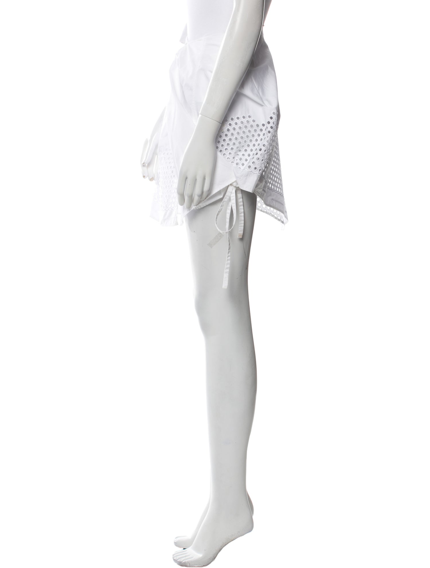 Paco Rabanne Lasercut Accents Mini Skirt