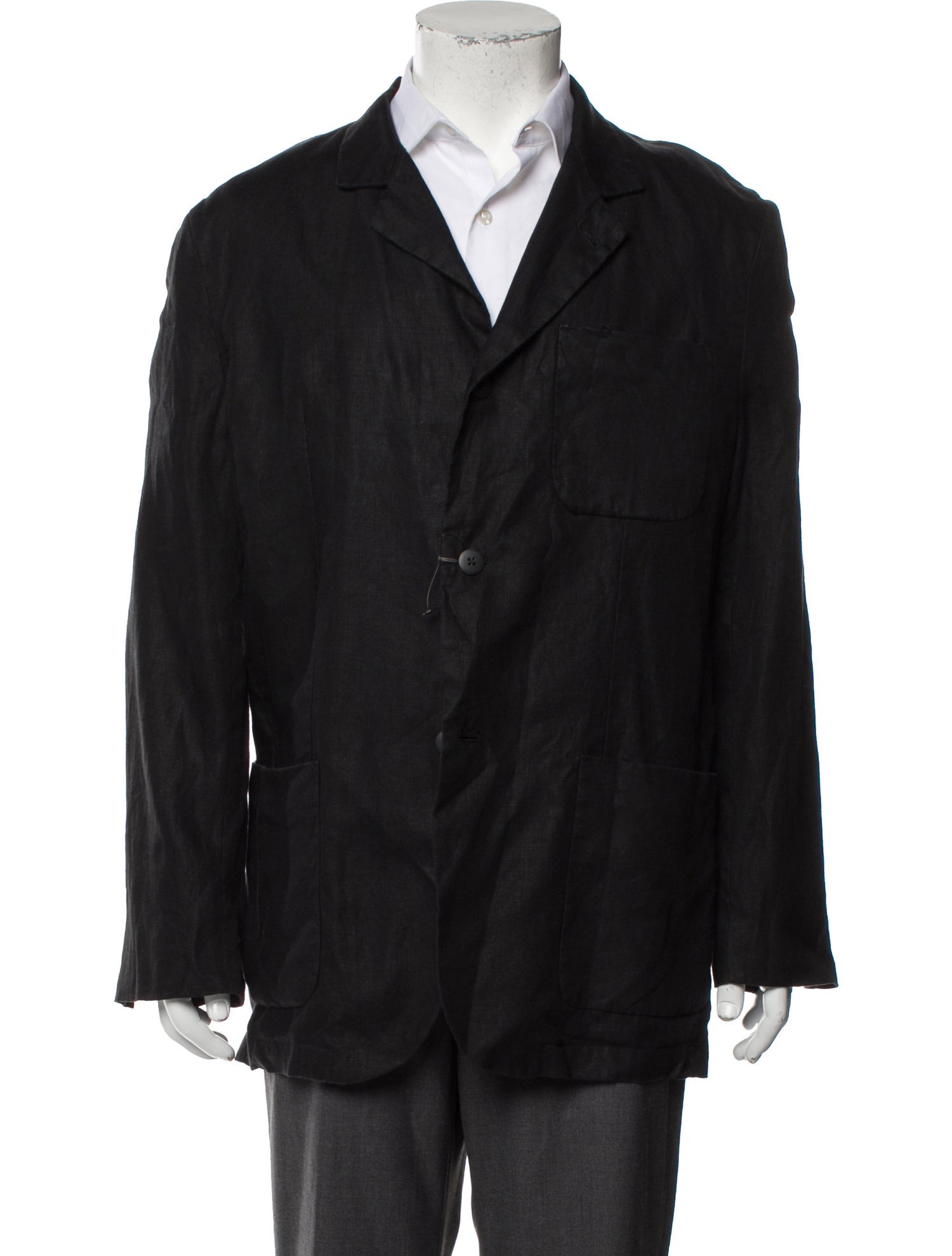 Paco Rabanne Linen Overcoat