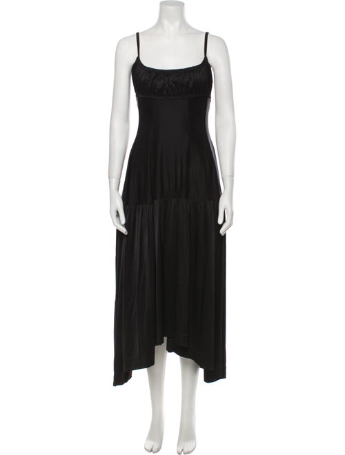 Paco Rabanne Square Neckline Long Dress
