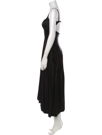 Paco Rabanne Square Neckline Long Dress
