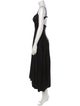 Paco Rabanne Square Neckline Long Dress