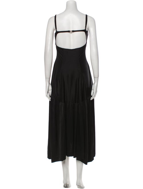 Paco Rabanne Square Neckline Long Dress