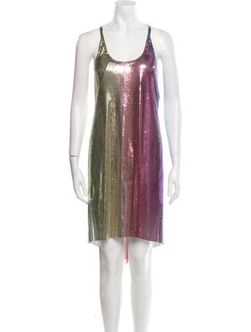 Paco Rabanne Dresses Striped Knee-Length Dress Us4, Fr36 | S