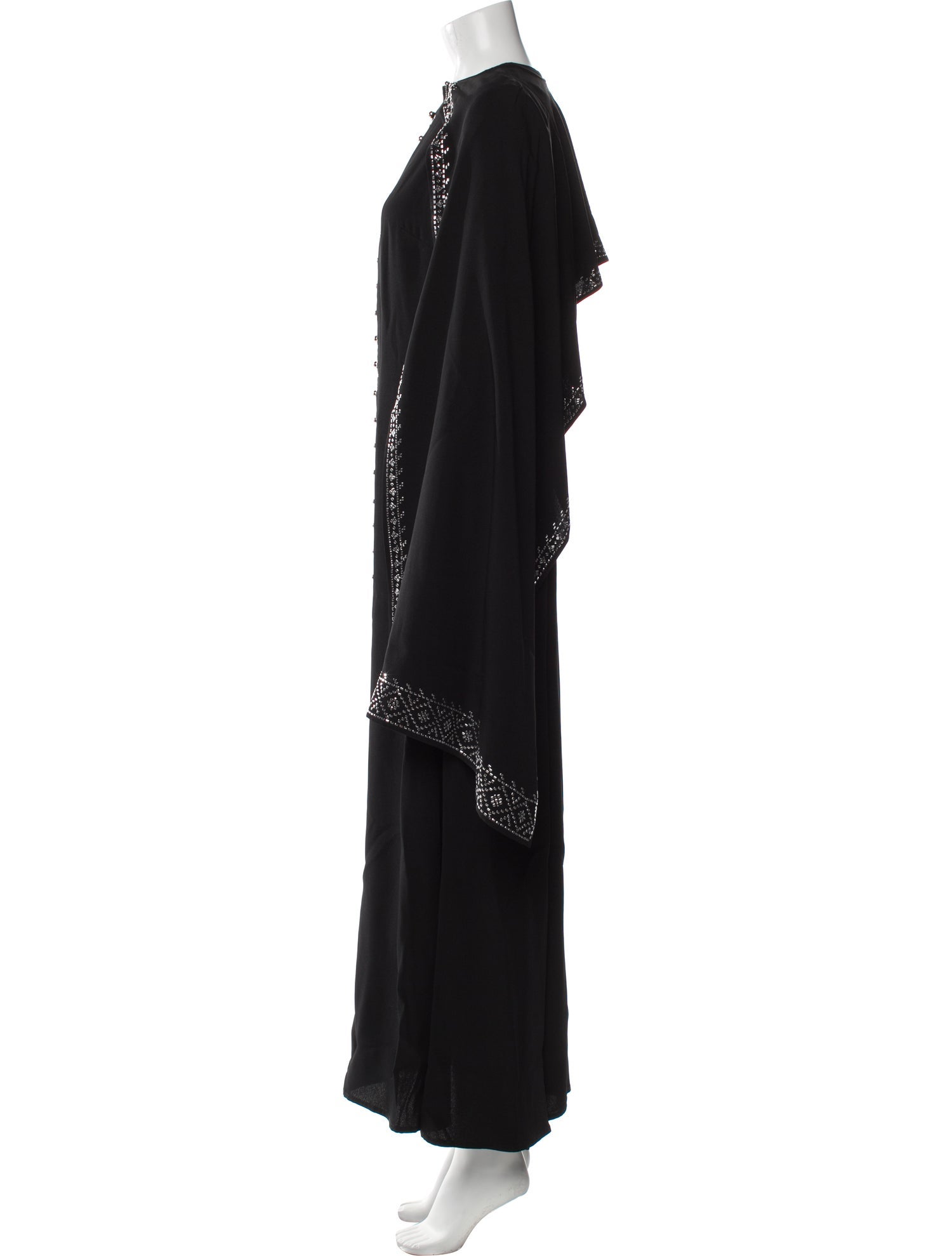 Paco Rabanne Crew Neck Long Dress