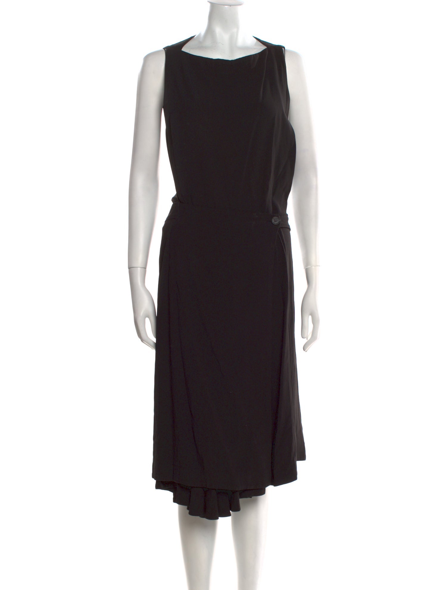 Paco Rabanne Bateau Neckline Midi Length Dress
