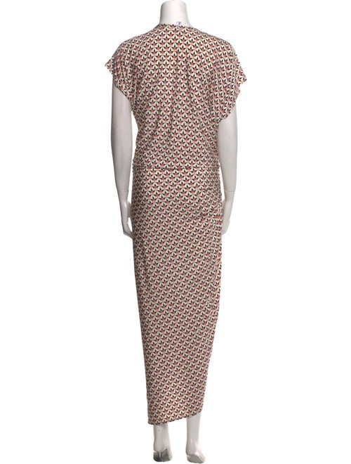 Paco Rabanne Printed Long Dress