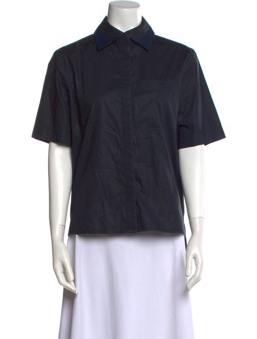 Paco Rabanne Short Sleeve Button-Up Top