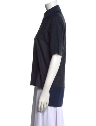 Paco Rabanne Short Sleeve Button-Up Top