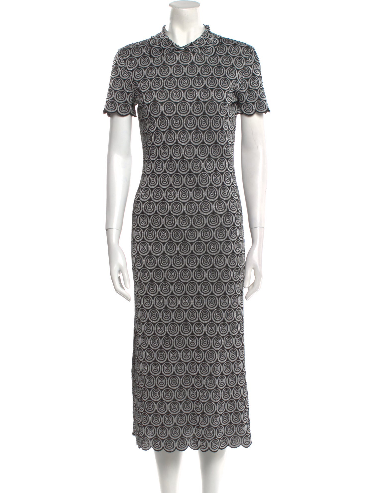 Paco Rabanne Printed Long Dress