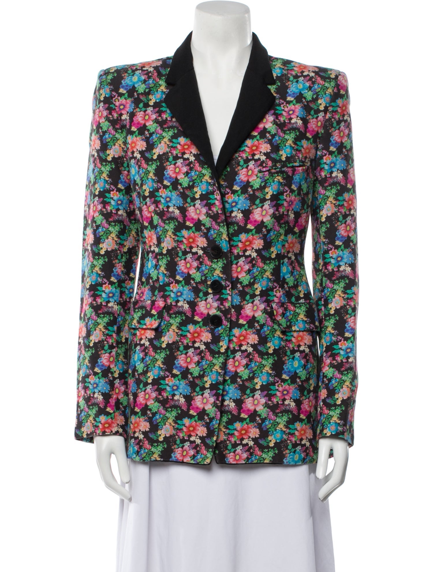 Paco Rabanne Floral Print Blazer