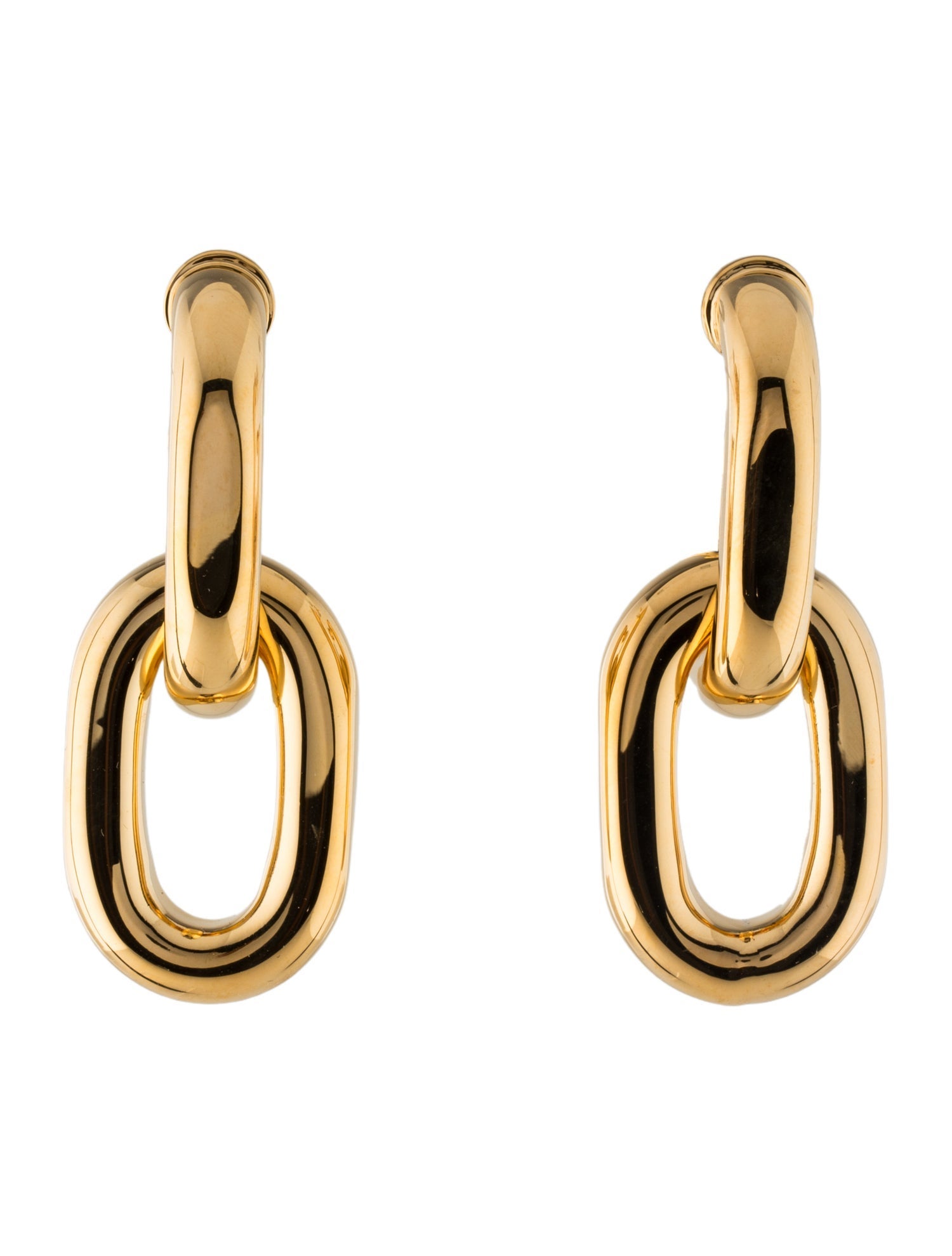 Paco Rabanne Double XL Link Earrings