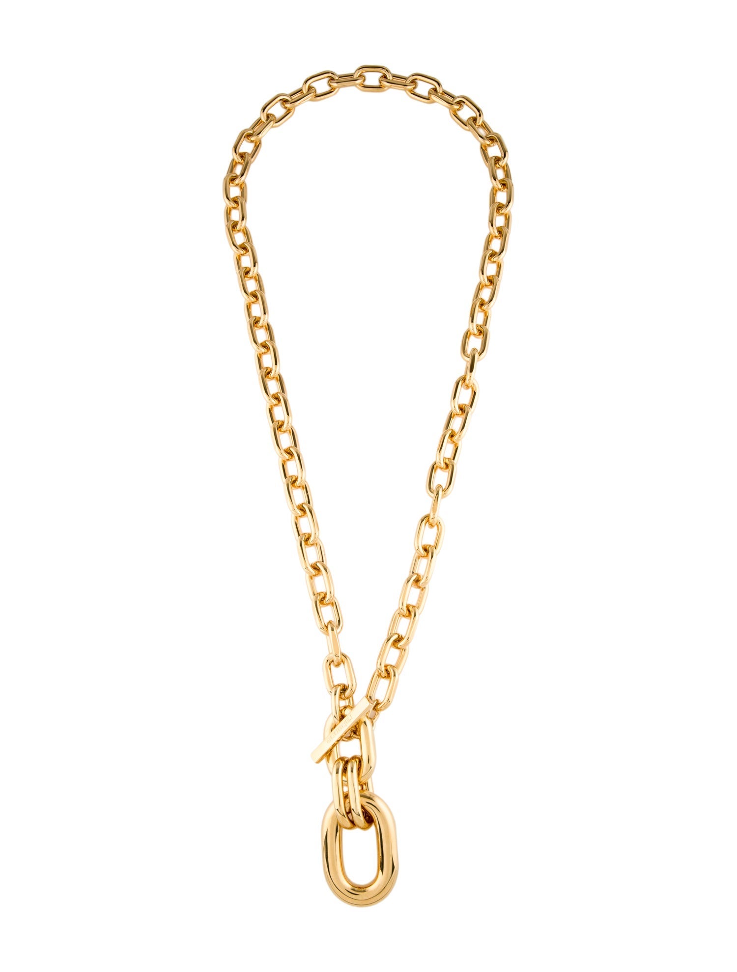 Paco Rabanne Double XL Link Pendant Necklace