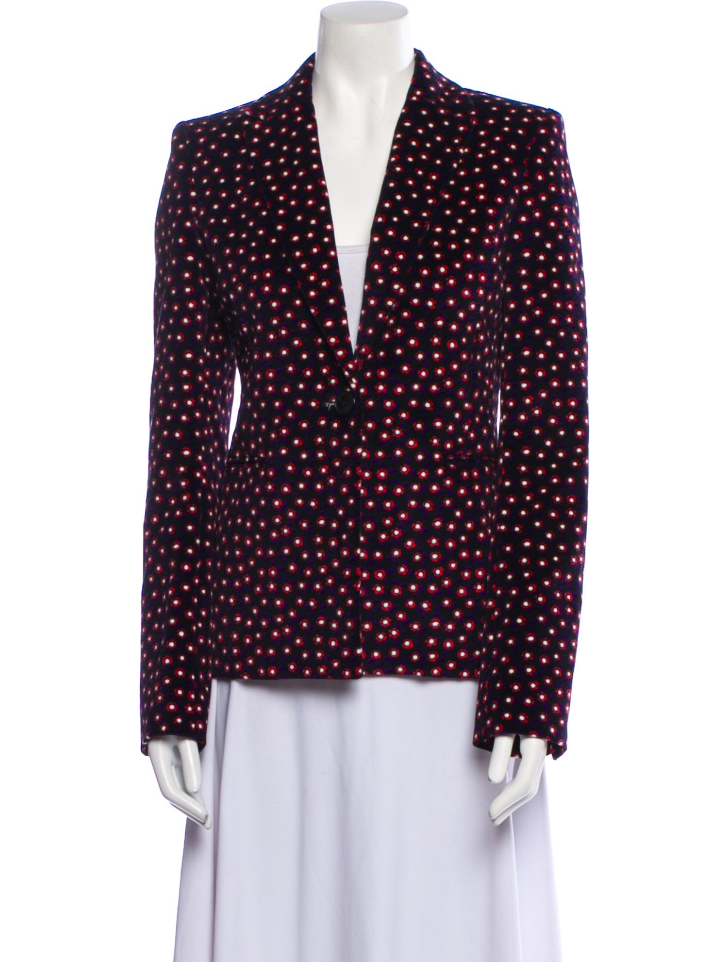 Paco Rabanne Polka Dot Print Blazer