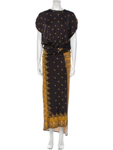 Paco Rabanne Dresses Printed Long Dress M