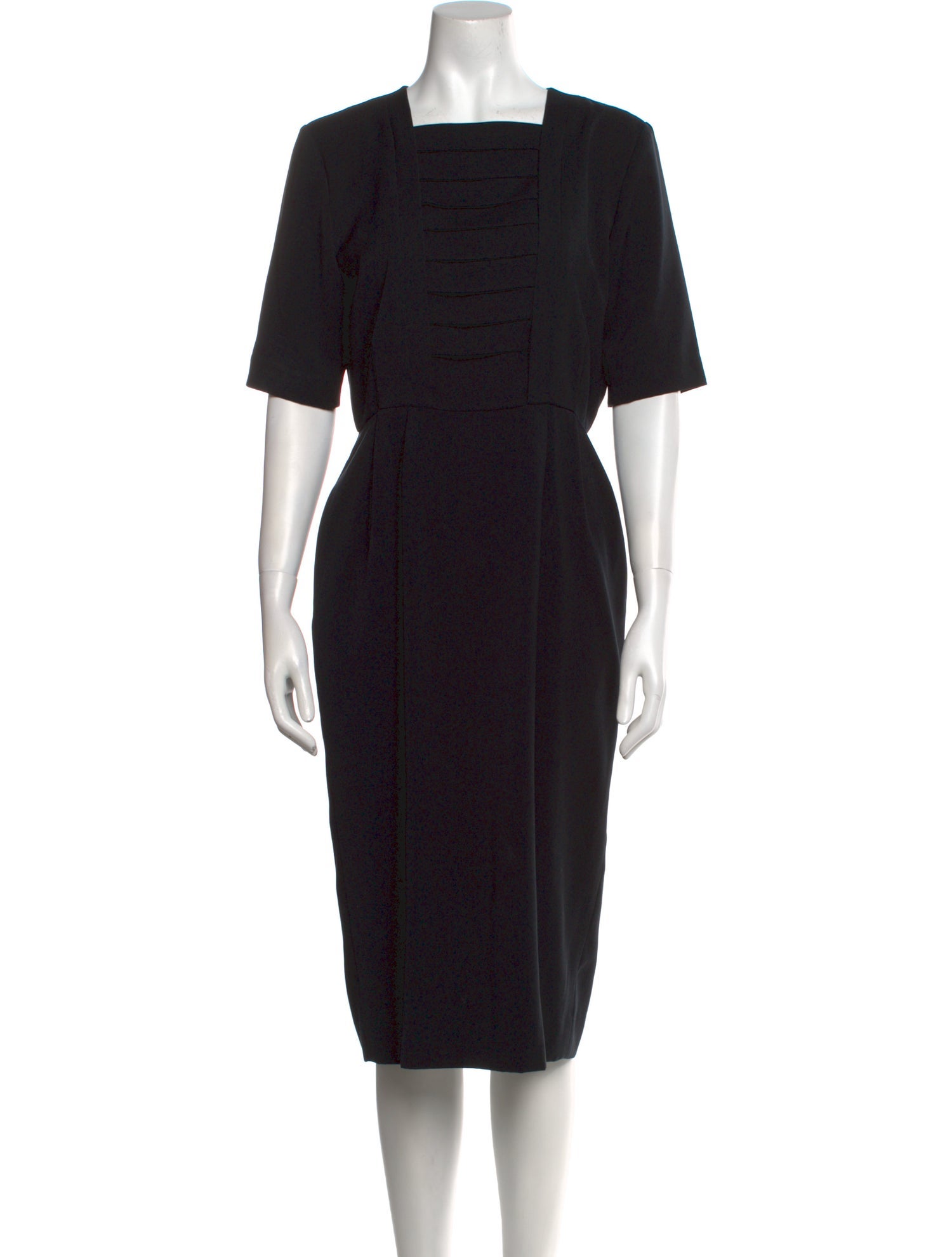 Paco Rabanne Square Neckline Midi Length Dress