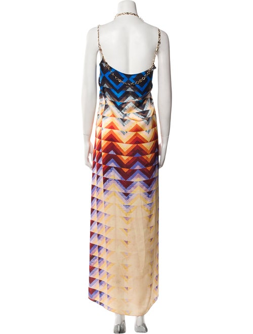 Paco Rabanne Printed Long Dress