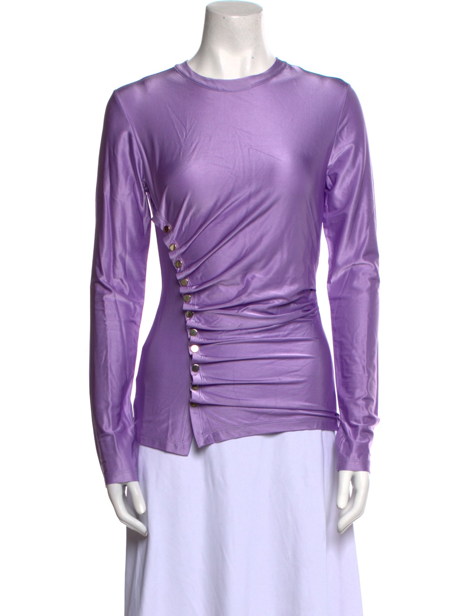 Paco Rabanne Crew Neck Long Sleeve Top