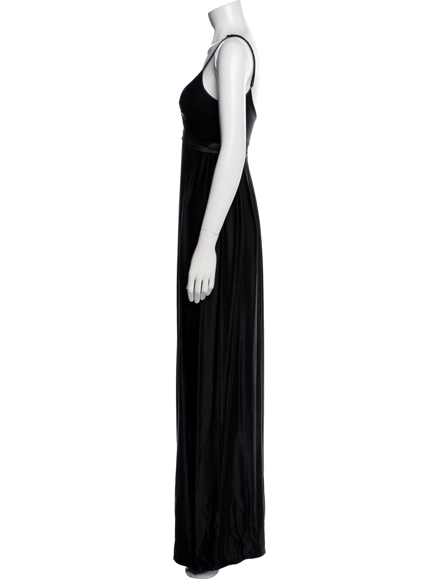 Paco Rabanne V-Neck Long Dress