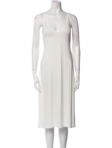 Paco Rabanne Dresses Scoop Neck Midi Length Dress M