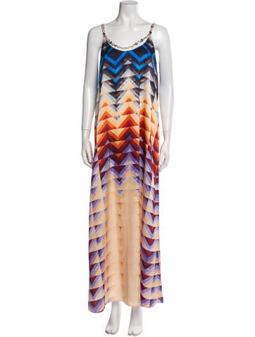 Paco Rabanne Dresses Printed Long Dress S