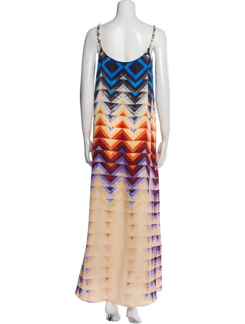 Paco Rabanne Printed Long Dress