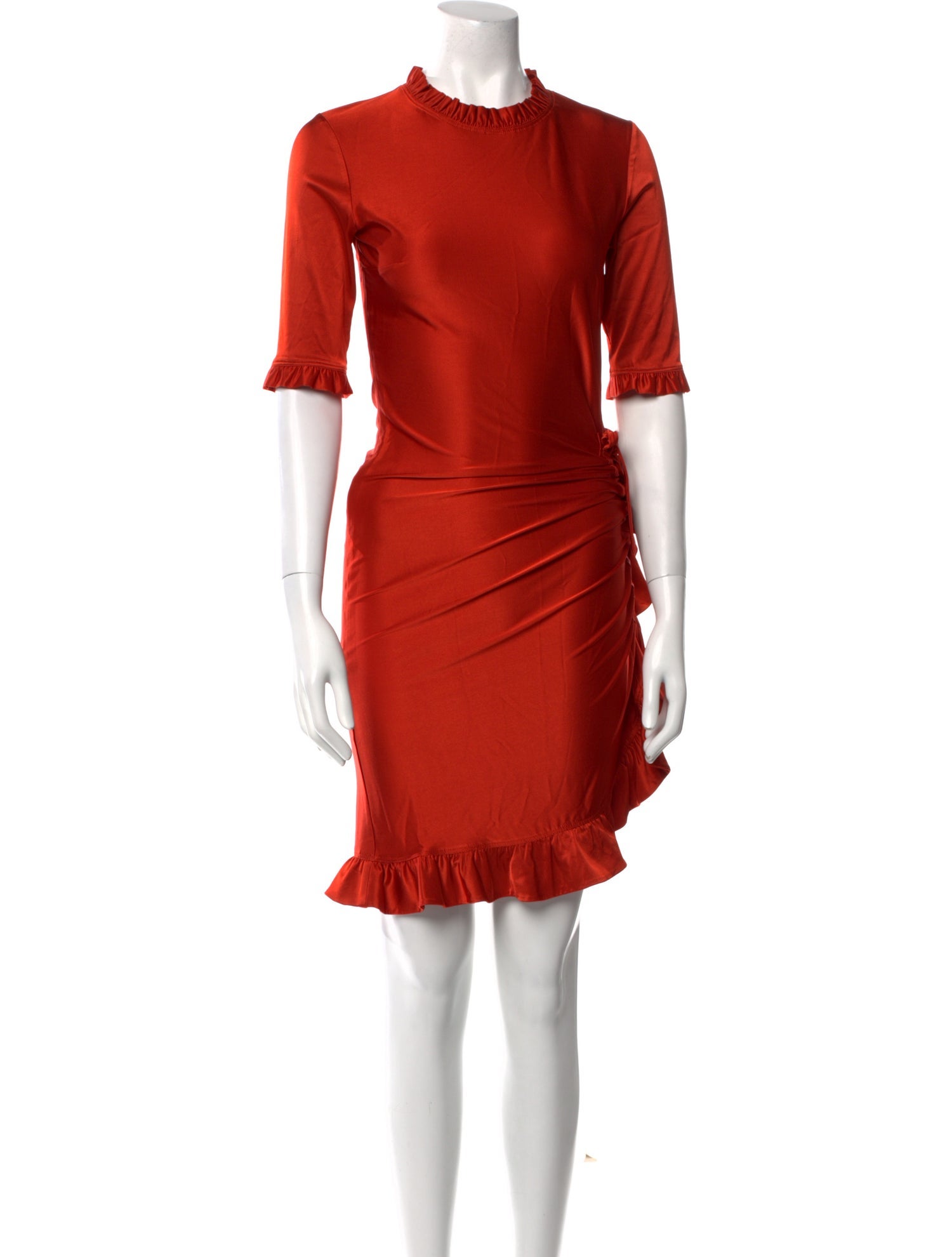 Paco Rabanne Crew Neck Mini Dress