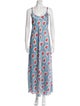 Paco Rabanne Printed Long Dress