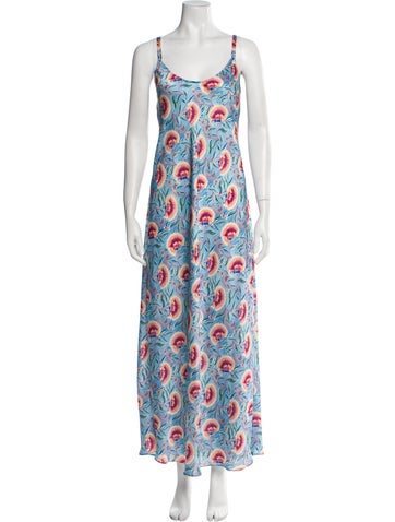 Paco Rabanne Dresses Printed Long Dress M
