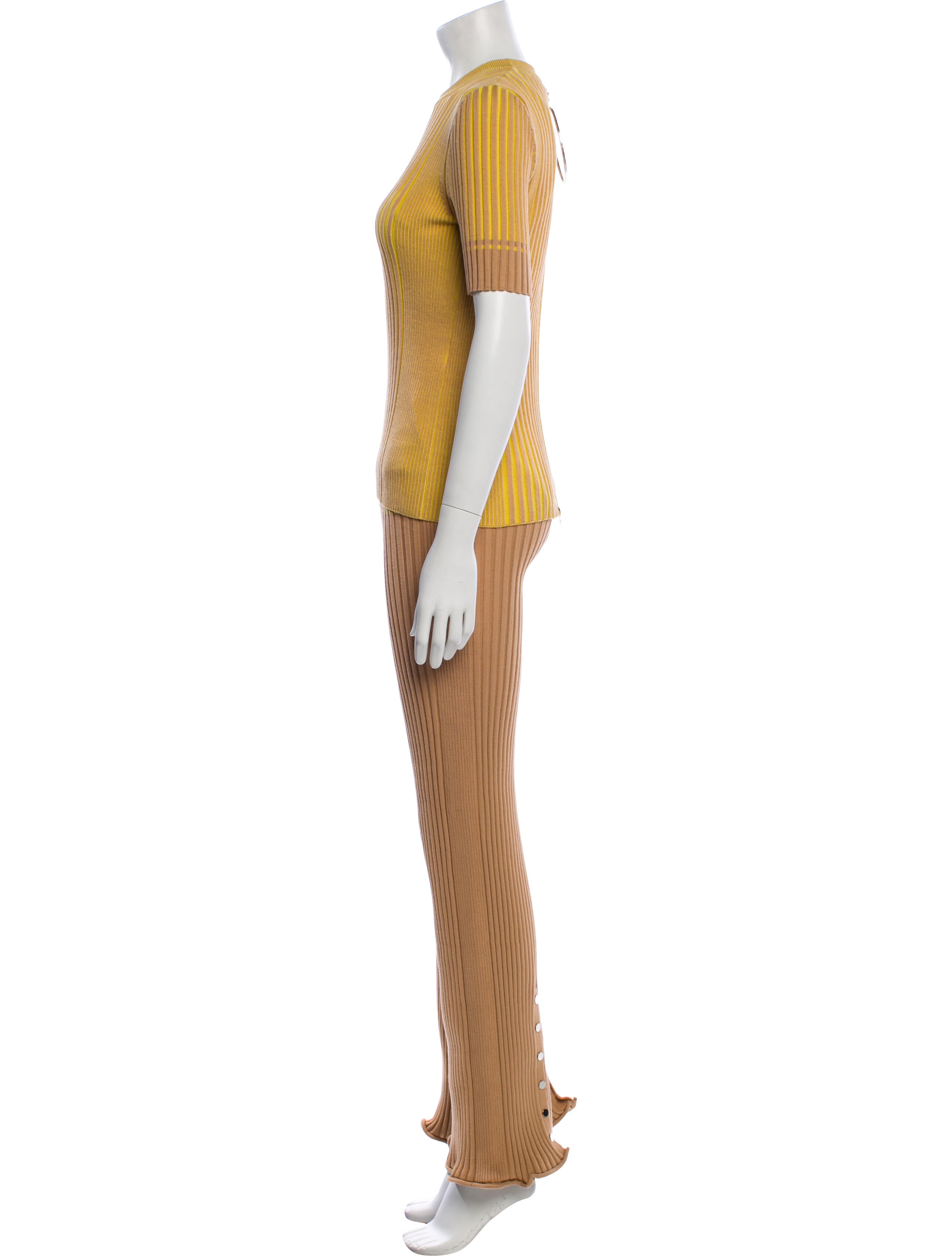 Paco Rabanne Colorblock Pattern Pant Set