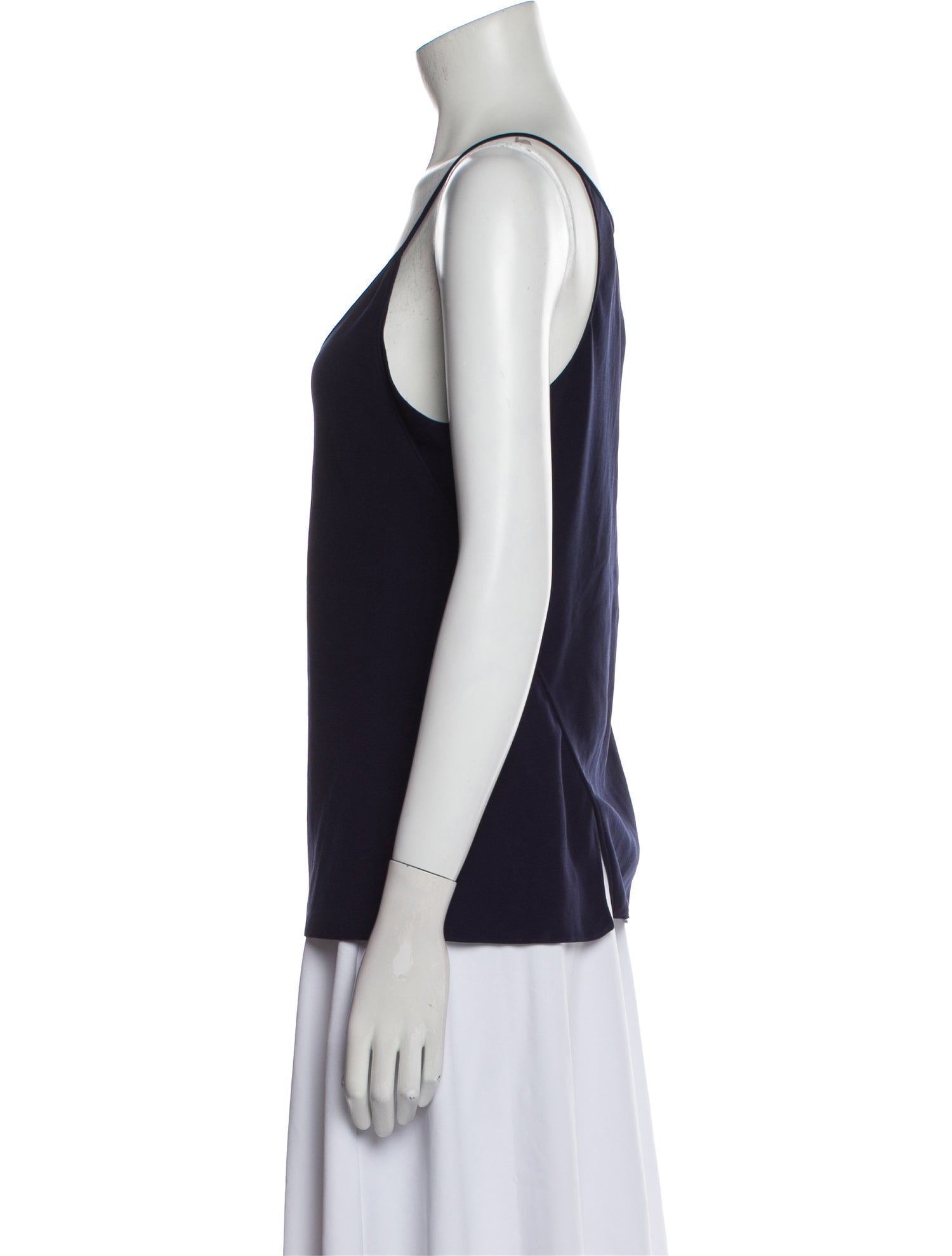 Paco Rabanne Scoop Neck Sleeveless Top
