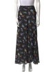 Paco Rabanne Floral Print Midi Length Skirt